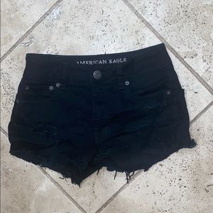 Black American Eagle Shorts